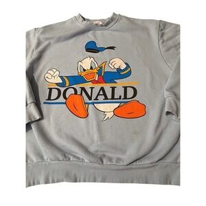 Disney Blue Donald Duck Sweater Size XL